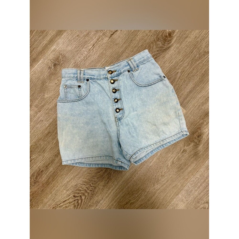 Vintage Bugle Boy Denim Button Fly Shorts J4